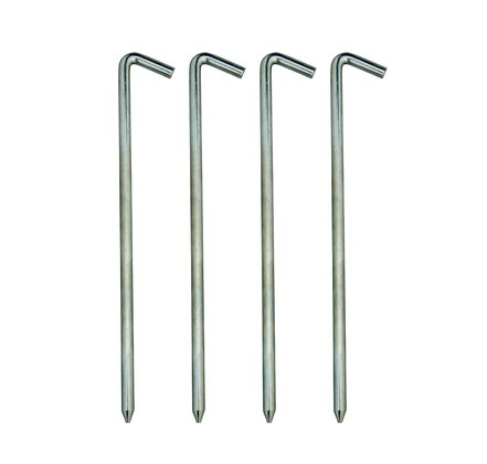 Колышки AceCamp стальные, d8*240 мм, 4шт