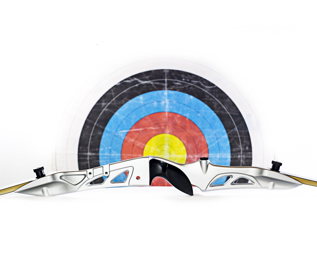 Лук рекурсивный  (Олимпик) 68" 30# (серебристая рукоять)